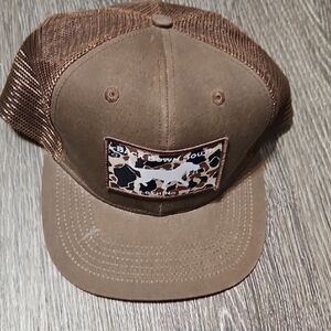 Brown Trucker Hat with Patch
